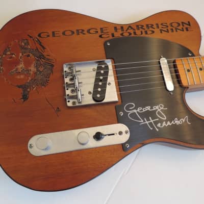 Fender Telecaster  George Harrison  Cloud Nine One of a Kind Hand Engraved DDCC Custom Guitar for sale