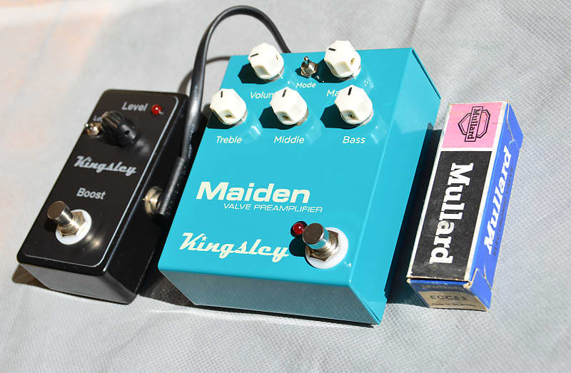 Kingsley Maiden Tube Dumble Preamplifier Mullard NOS equipped + EQ Lift Boost + TRS cable image 1
