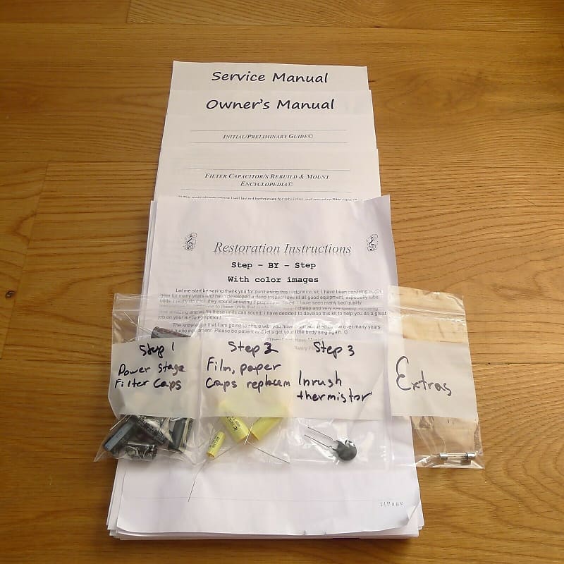 Heathkit W2 restoration kit filter capacitor repair rebuild fix  			