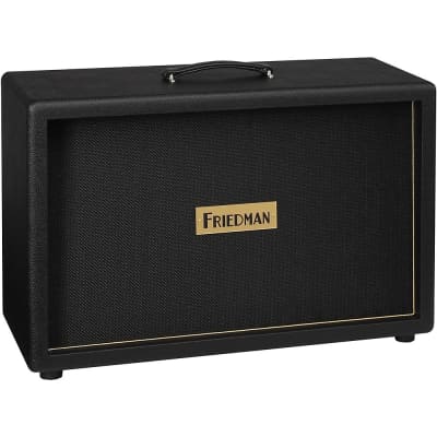Friedman 2x12" Ported Closed Back Guitar Cabinet With Celestion Vintage 30s Black image 2