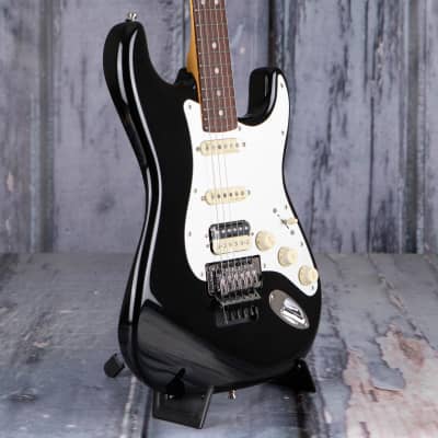 Fender American Ultra Luxe Stratocaster Floyd Rose HSS, Mystic Black *DEMO MODEL* image 2