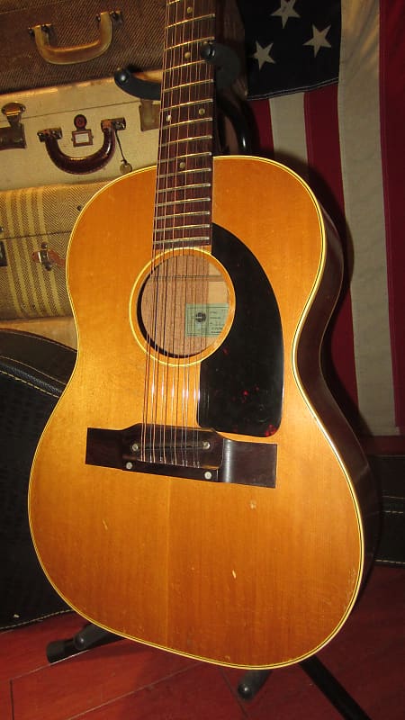1966 Epiphone  FT85 Serenader 12 String Acoustic Natural image 1