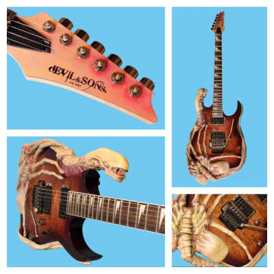 Custom guitar inspired by any movie or TV of your choice (made to order) - see photos for examples image 4