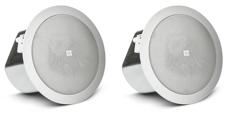 Pair JBL CONTROL 12C/T 3&quot; 15w 70v In-Ceiling Speakers For Restaurant/Bar/Cafe  			