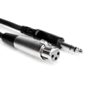 Hosa Technology STX-105F Balanced Interconnect XLR3F to 1/4 in TRS w/ FREE Same Day Shipping