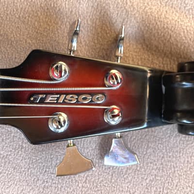 TEISCO FB-2 VINTAGE c.1968 MIJ SCROLL HEADSTOCK VIOLIN BASS w/VINTAGE HARD  CASE | Reverb