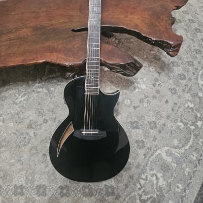 ESP LTD Thinline Series TL-7 Black guitare électro-acoustiq