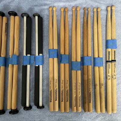 14 Pairs - Innovative Percussion FT-1AH, AT-1A, FT-1, FT-1, FS-2T & ETC Multi Tom Tenor Drum Sticks image 3