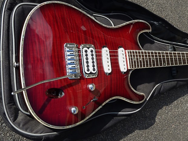 Ibanez SA Deluxe Set Neck Model Seymour Duncan Red Flametop