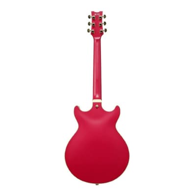 Ibanez AM Artcore Expressionist Hollow Body 6-String Electric Guitar (Cherry Red Flat, Right-Handed) image 4