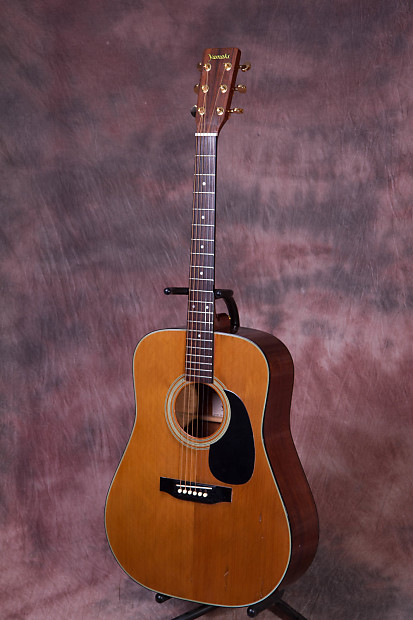 Yamaki AY370S 1981 Natural Dreadnaught D-18 style