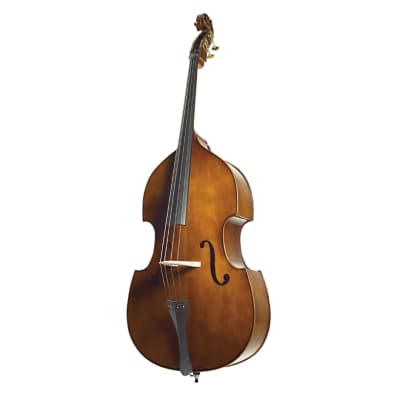 Stentor 1951-3/4 Student Series Solid Carved Spruce Front Upright 4-String Double Bass Outfit w/Bow image 1
