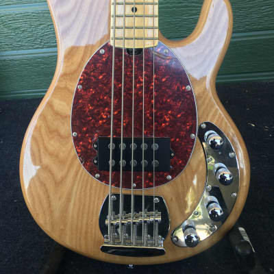 SX SBG2 Five String Musicman Copy Bass Natural | Reverb