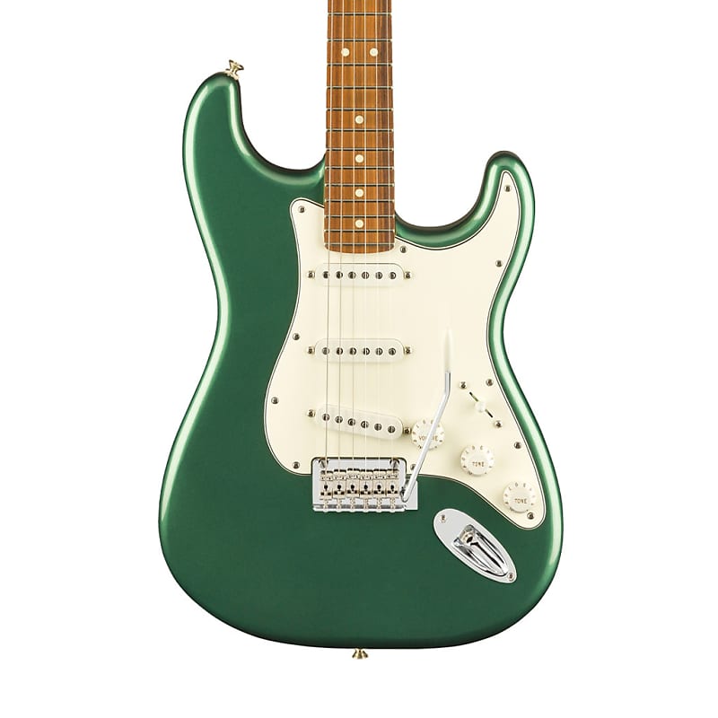 Fender Limited Edition Player Stratocaster Electric Guitar, Pau Ferro FB,  Sherwood Green Metallic