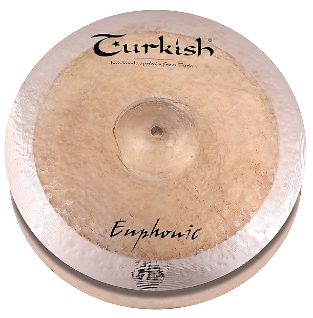 Turkish Cymbals 15" Euphonic Series Euphonic Hi-Hat EP-H15 (Pair) image 1