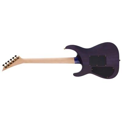 Jackson Pro Series Soloist SL2Q MAH Guitar, Ebony Fretboard, Transparent Purple image 3