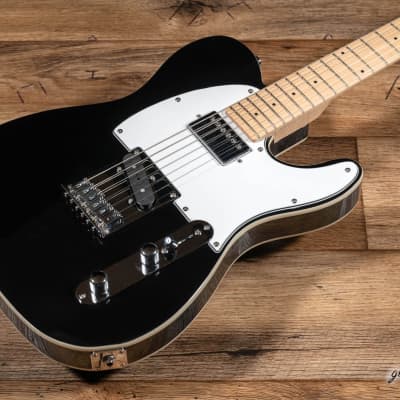 ESP LTD Ron Wood Signature Seymour Duncan Guitar w/ Case – Black image 8