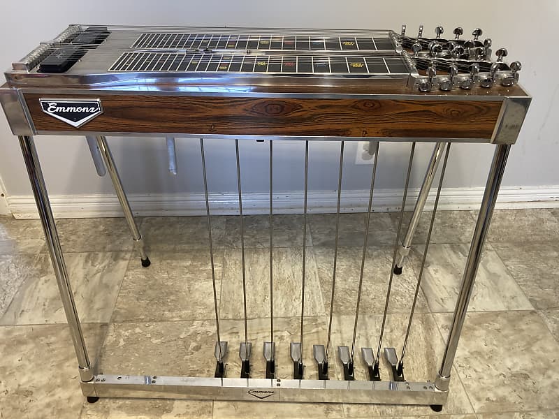 Emmons Push Pull Pedal Steel Guitar 1979 Rosewood mica Reverb