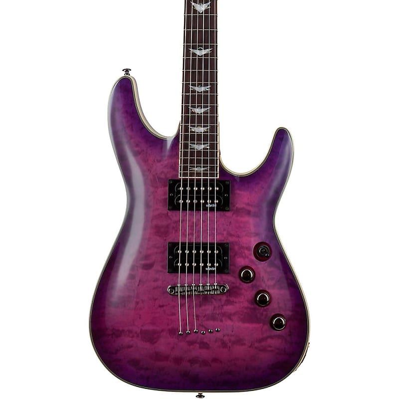 Schecter Guitar Research Omen Extreme-6 Electric Magenta image 1