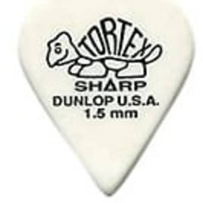 Dunlop Guitar Picks  12 Pack  Tortex Sharp  1.50mm  412P1.50