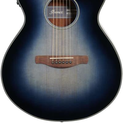 Ibanez AEG50 Acoustic-Electric Guitar, Indigo Blue Burst image 2