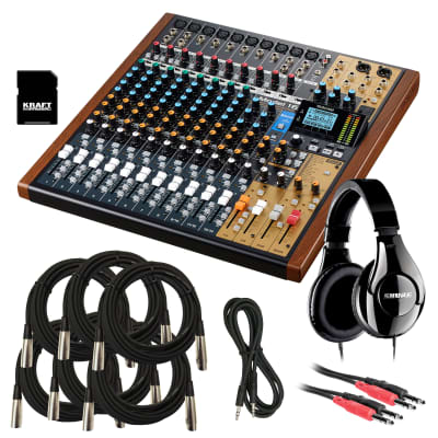 Tascam Model 16 Multi-Track Live Recording Console - Studio Kit image 1