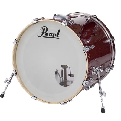 Pearl Export 22x18 Bass Drum Burgundy image 1