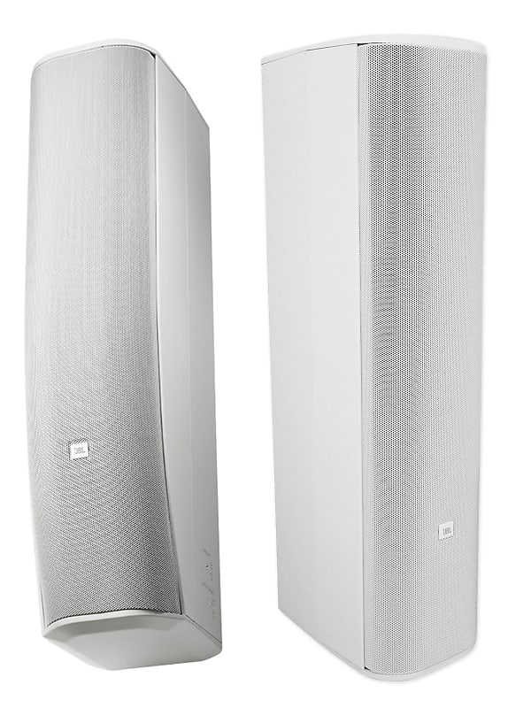 JBL CBT 70J-1 500w White Swivel Wall Mount Line Array Column Speaker+Extension image 1