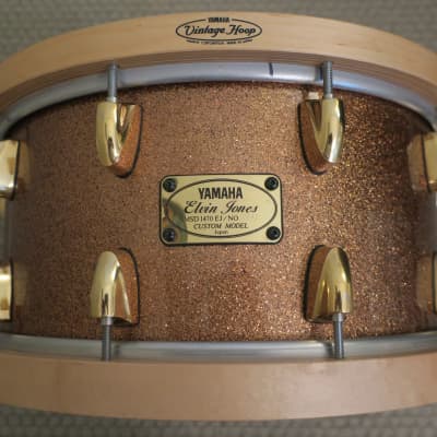 Elvin Jones' Signed Yamaha “75th Birthday” Snare, Authenticated! | Reverb