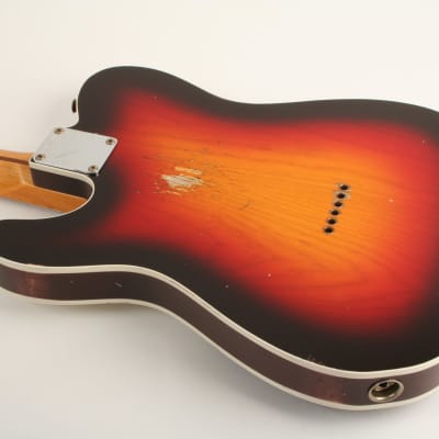 Fender Custom Shop '59 Telecaster Custom Relic Maple Neck Wide Fade Chocolate 3-Colour Sunburst CZ573805 image 9