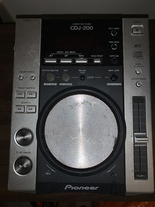 Pioneer CDJ-200 Silver and black