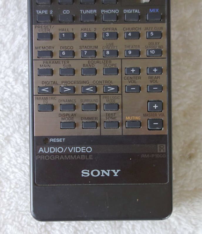 Super Rare SONY RM-P1000 Remote Control Unit for SONY TA