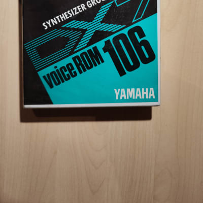 Yamaha Voice ROM 106 Memory Cartridge for DX7 Synthesizer rare vintage sounds
