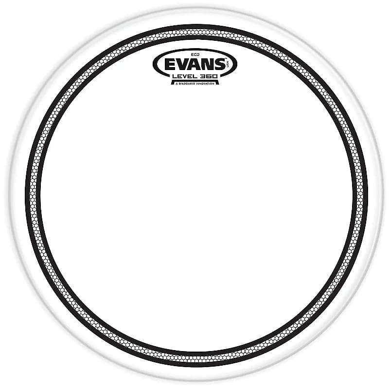 Evans TT08ECR EC Resonant Drum Head - 8" image 1