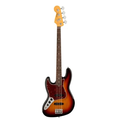 Fender American Professional II Jazz Left-Handed Bass Guitar, Rosewood Fingerboard, 3-Color Sunburst image 6