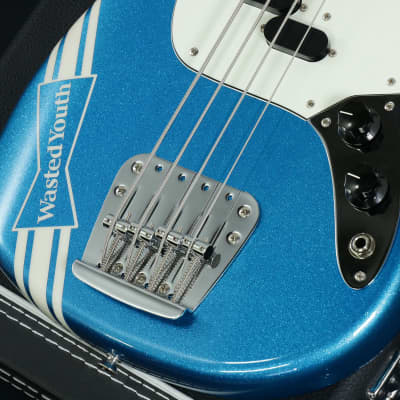 Fender LIMITED WASTED YOUTH MUSTANG BASS Fender x Wasted | Reverb