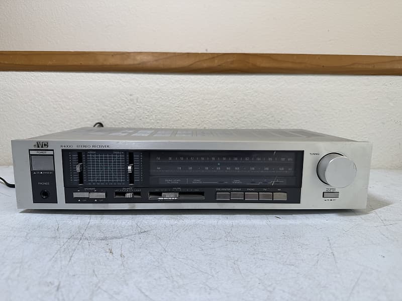 JVC R-K100 Receiver HiFi Stereo Vintage Home Audio 2 Channel Phono Radio Tuner  			