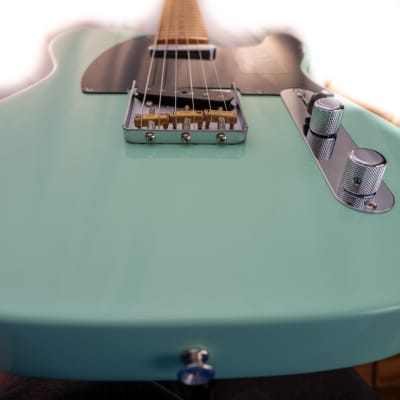 Fender Vintera 50s modified Telecaster Sea Foam Green electric guitar image 5