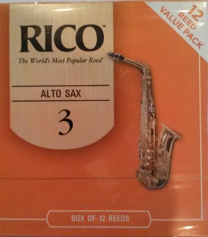 Rico Alto Sax Reeds 3-- 12-pack image 1