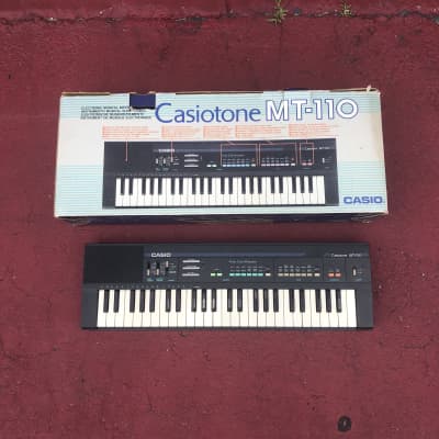 Vintage 80s Casio MT 110 8 bit mini Synth w OG Box Reverb