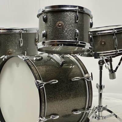 Gretsch 20/12/16/5x14" Vintage 60's Round Badge Drum Set - Starlight Sparkle image 2