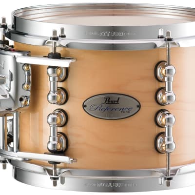 Pearl Music City Custom Reference Pure 13"x6.5" Snare Drum BURNT ORANGE ABALONE RFP1365S/C419 image 12