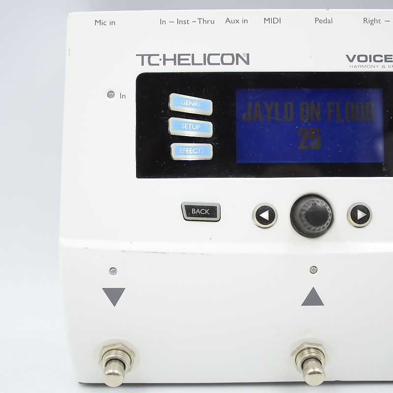 その他 TC-Helicon VOICELIVEplay GTX TC-Helicon VoiceLive Play GTX White Vocal Guitar Effect