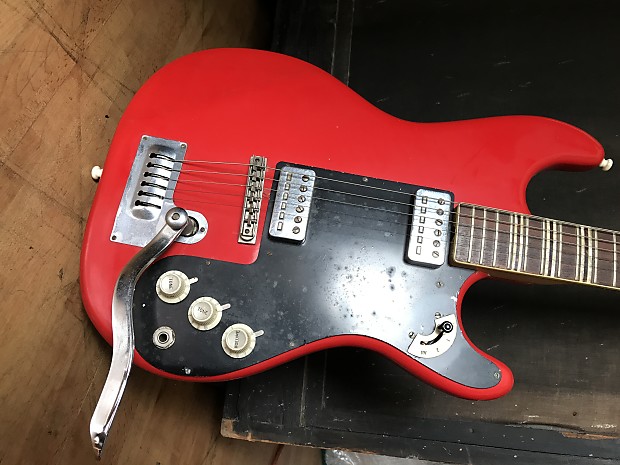 Hofner Super Solid V2 Early 1960s Red Mark Knopfler Model