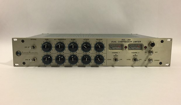 Summit Audio DCL-200 Dual Tube Compressor Limiter image 4
