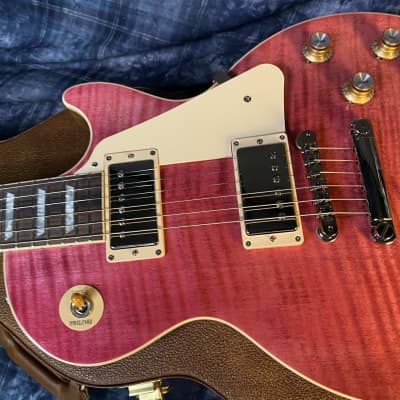 NEW!! 2023 Gibson Les Paul Standard '60s - Translucent Fuchsia - Killer Flame Top - Only 8.9lbs - Authorized Dealer - G02273 - Blem SAVE! image 9