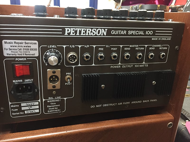 PETERSON GUITAR SPECIAL P100G ギターアンプ(その他)｜売買されたオークション情報、yahooの商品情報をアーカイブ公開  - オークファン ギター