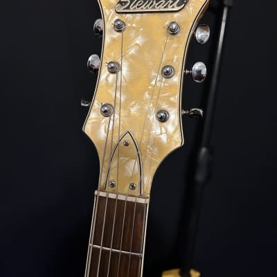 1960’s Stewart Burns Offset Style Hollowbody Guitar Sunburst Japan Made #305 image 12