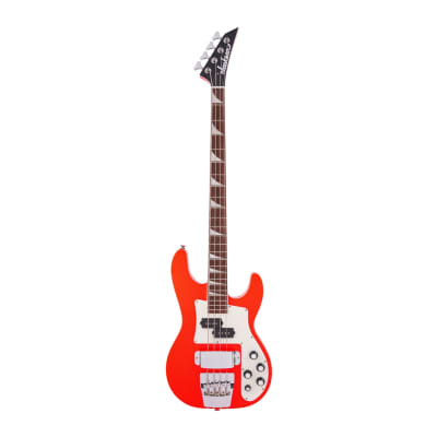 Jackson X Series Concert Bass CBXNT DX IV 4-String Electric Guitar with Laurel Fingerboard (Right-Handed, Rocket Red) image 1