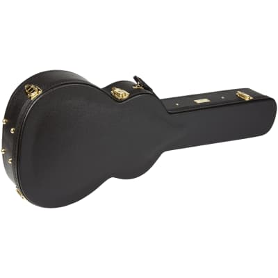 Fender Paramount PS-220E Parlor Acoustic Electric Guitar, Aged Cognac Burst image 5
